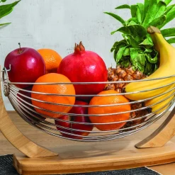 Corbeille balançoire métal 36x21cm