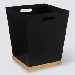 Corbeille bambou, Noir
