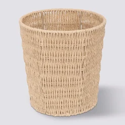 Corbeille de bureau, Papier tressé