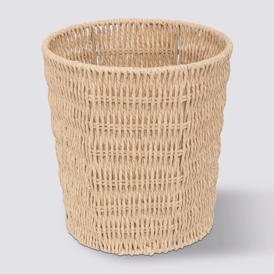 Corbeille de bureau, Papier tressé