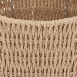 Corbeille de bureau, Papier tressé