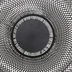 Corbeille en métal 27 cm, Noir