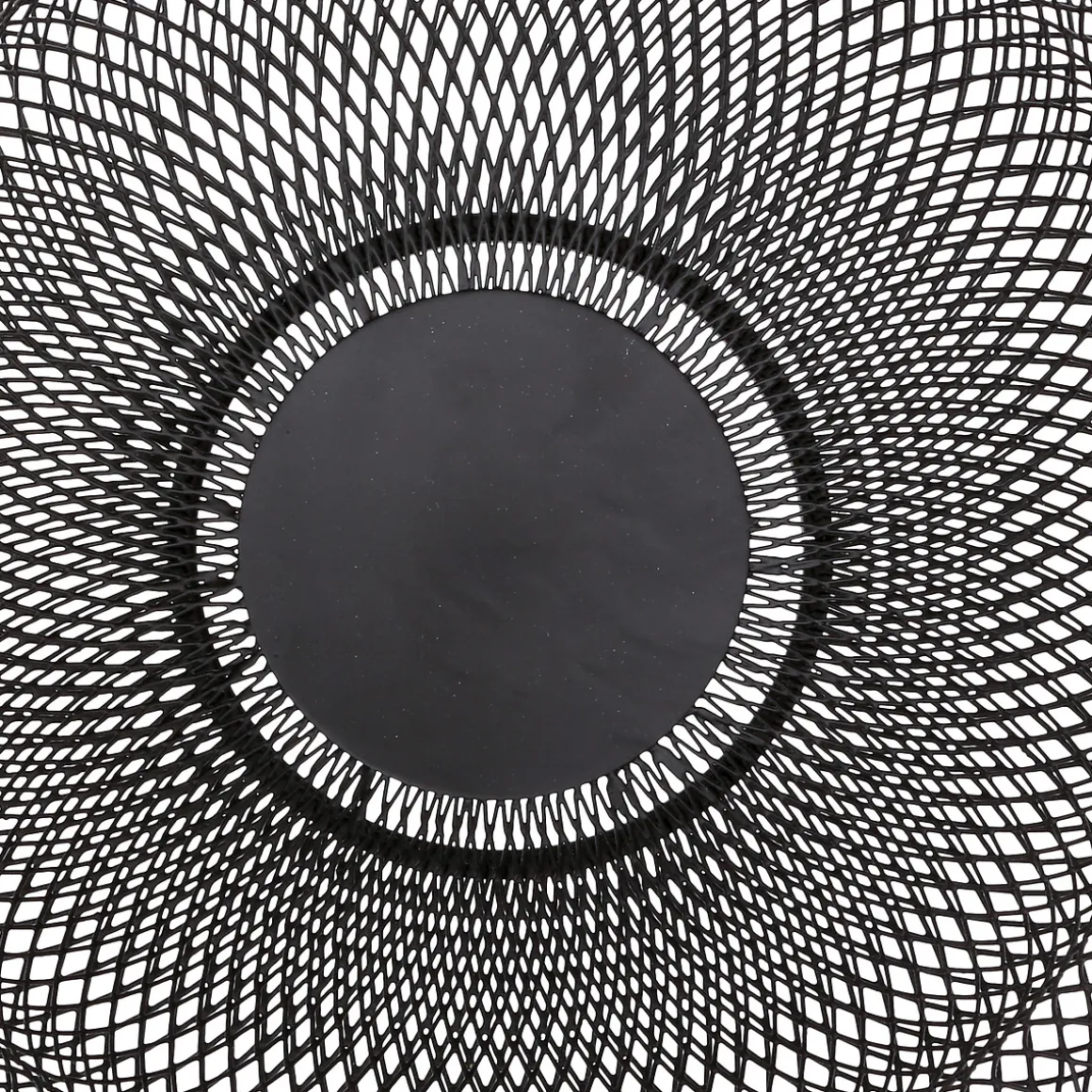 Corbeille en métal 27 cm, Noir