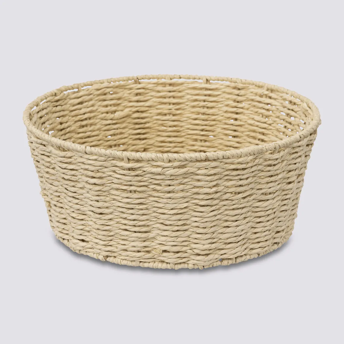 Corbeille tressée ronde 28 cm