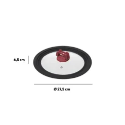 Couvercle en verre universel 22/24/26 cm