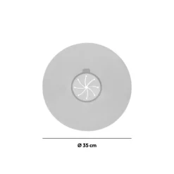 Couvercle silicone anti-éclaboussure, 35 cm