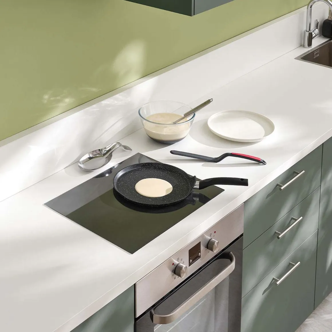 Crêpière Aluminium forgé, 28 cm