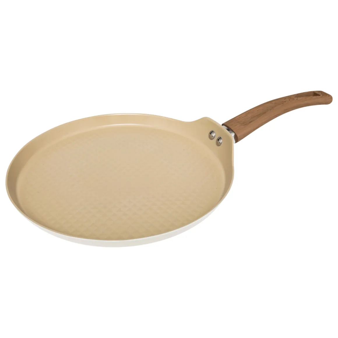 Crépière aluminium forgé beige, 26cm