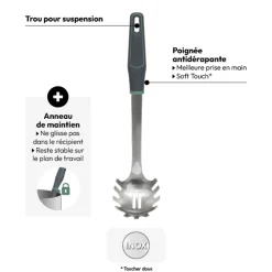 Cuillère à pâtes, Inox