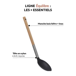 Cuillère en nylon, Noir