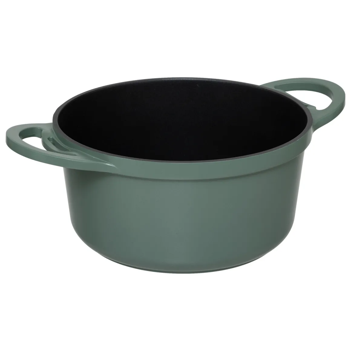 Cuiseur vapeur fonte d'aluminium vert, 24cm