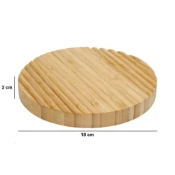 Dessous de plat, L.18 cm, Beige