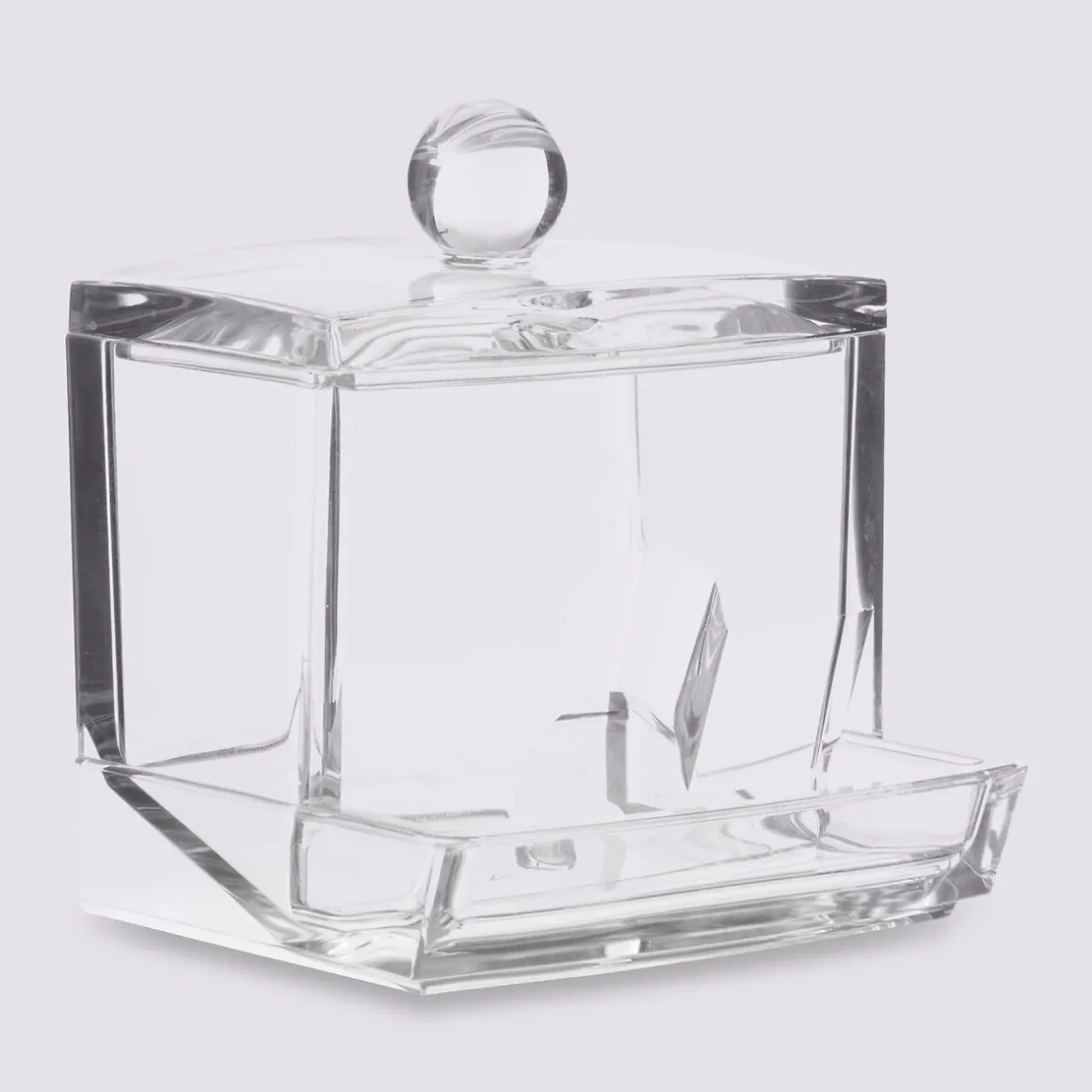 Distributeur de cotons-tiges, Transparent