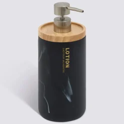 Distributeur de savon, 840 ml, Noir