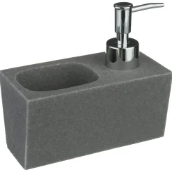 Distributeur de savon avec éponge 170ml, Noir