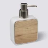 Distributeur de savon en résine, Blanc