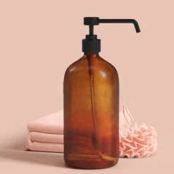 Distributeur de savon, Marron, 3 pièces