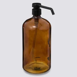 Distributeur de savon, Marron, 3 pièces