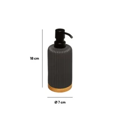 Distributeur de savon 270ml, Noir