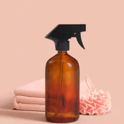 Distributeur de savon spray 450ml, Marron