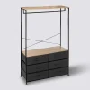 Dressing penderie 6 tiroirs