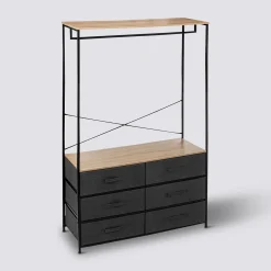 Dressing penderie 6 tiroirs
