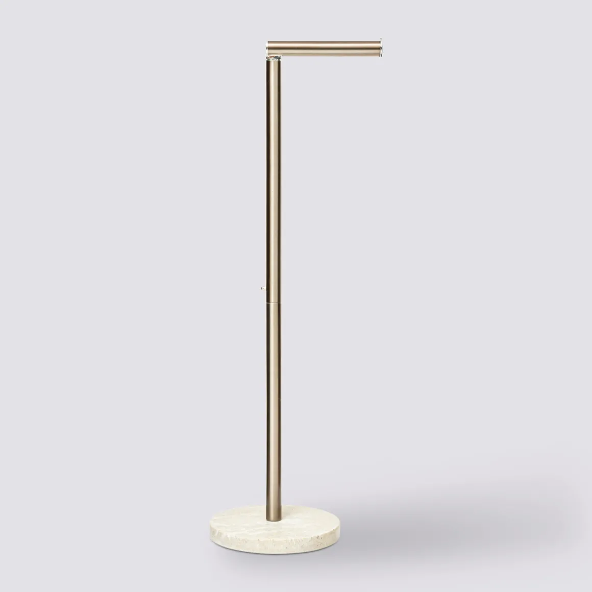 Dérouleur avec réserve papier toilette, Effet travertin