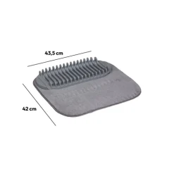 Egouttoir à vaisselle tapis 16 courverts, Gris