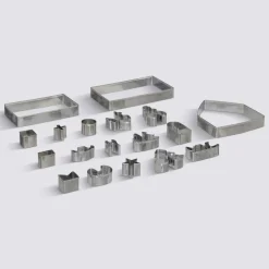 Emporte-pièces, 18 pièces, Argent