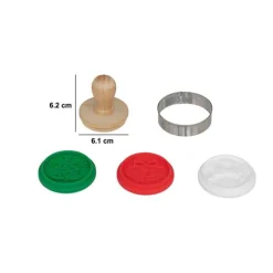 Emporte-pièces, 3 pièces, Beige