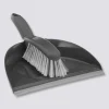 Ensemble pelle/balayette plastique, Gris