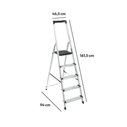 Escabeau pliable en aluminium 5 marches