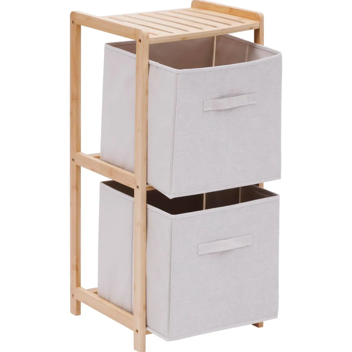 Etagère 2 niveaux, Beige