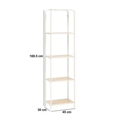 Etagère 4 niveaux, Beige