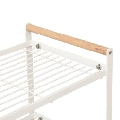 Etagère 2 niveaux, blanc