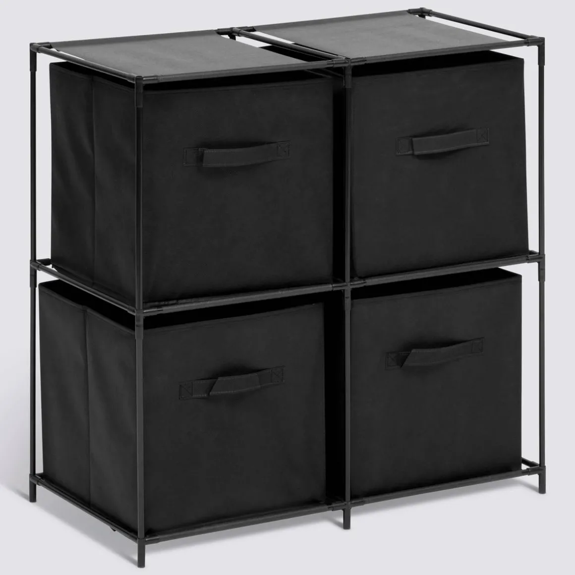 Etagère 2 niveaux, Noir