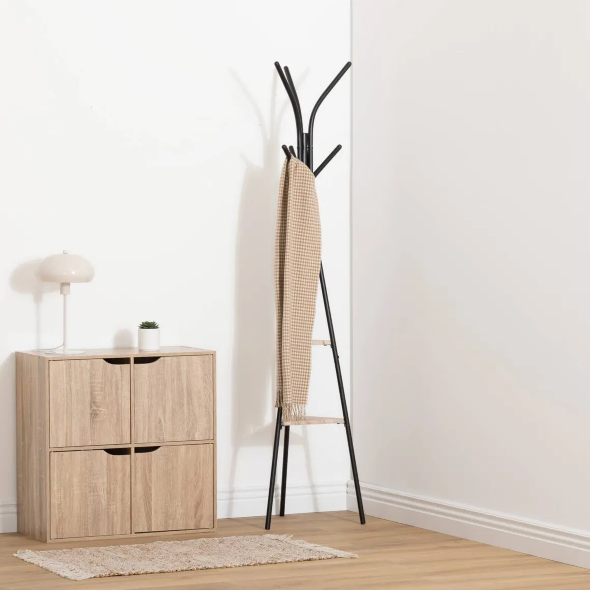 Etagère 4 portes, Beige
