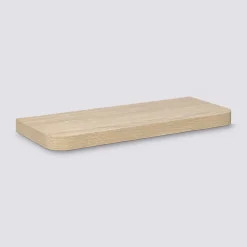 Etagère arrondie, 60x23,5 cm, Beige