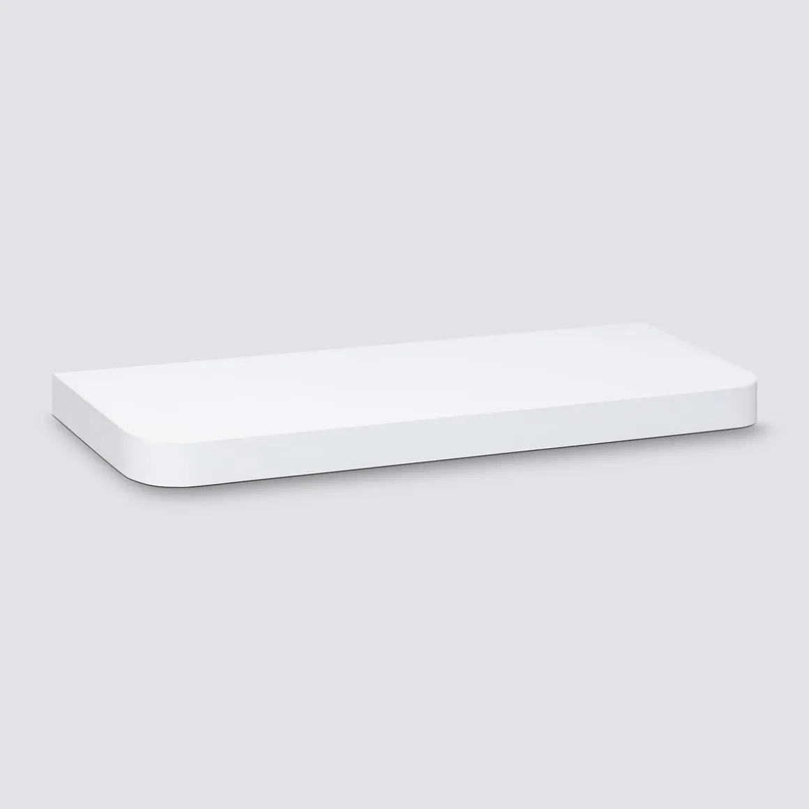 Etagère arrondie, 60x23,5 cm, Blanc