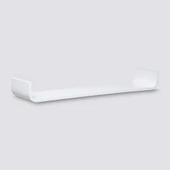Etagère courbée, 80x20 cm, Blanc