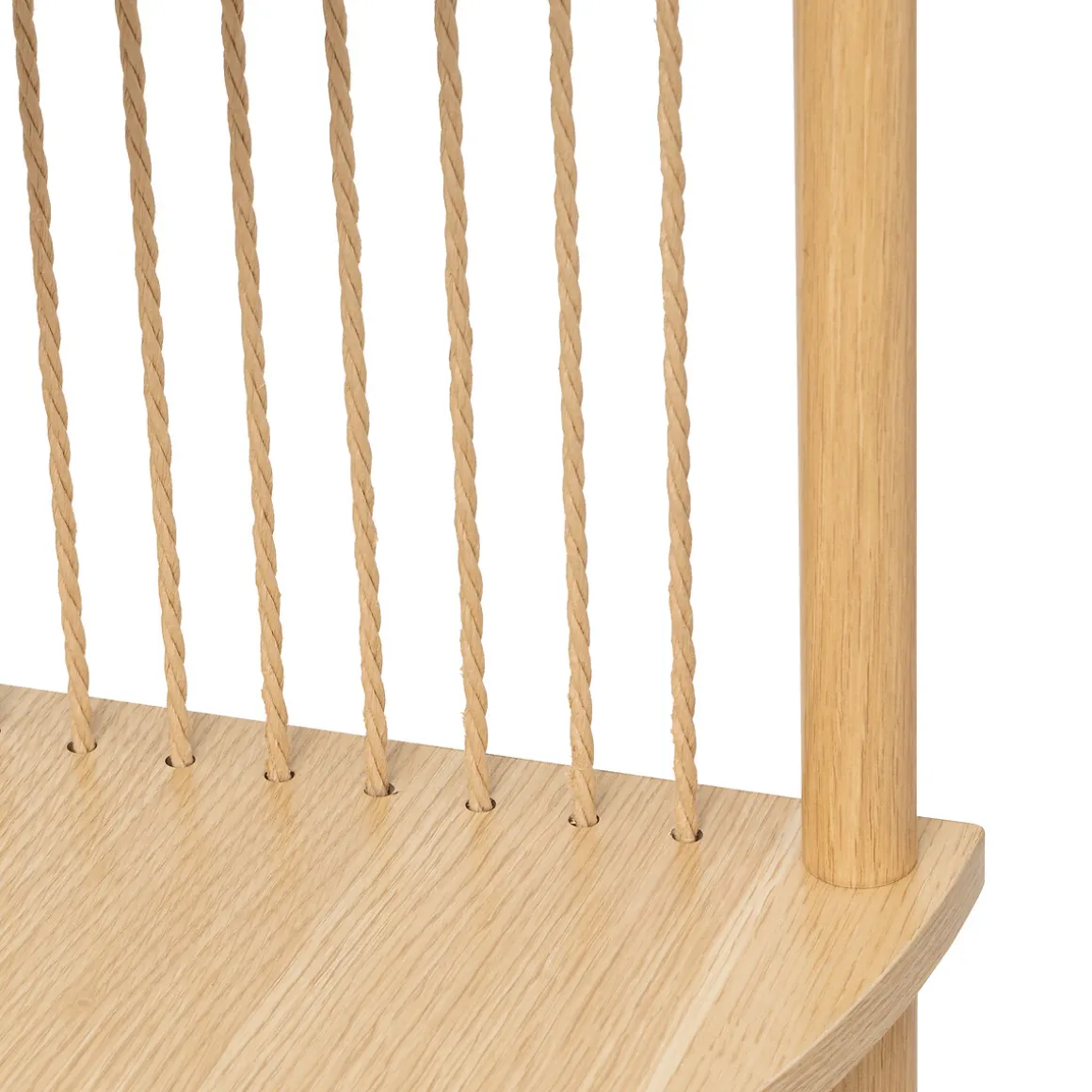 Etagère d'angle 4 niveaux, Effet bois clair