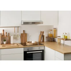 Etagère et porte-rouleau, 2 niveaux, marron
