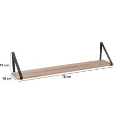 Etagère murale 78 cm, Beige