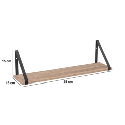 Etagère murale 58 cm, Beige