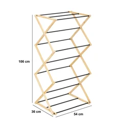Etendoir à linge accordéon pliant 7 m