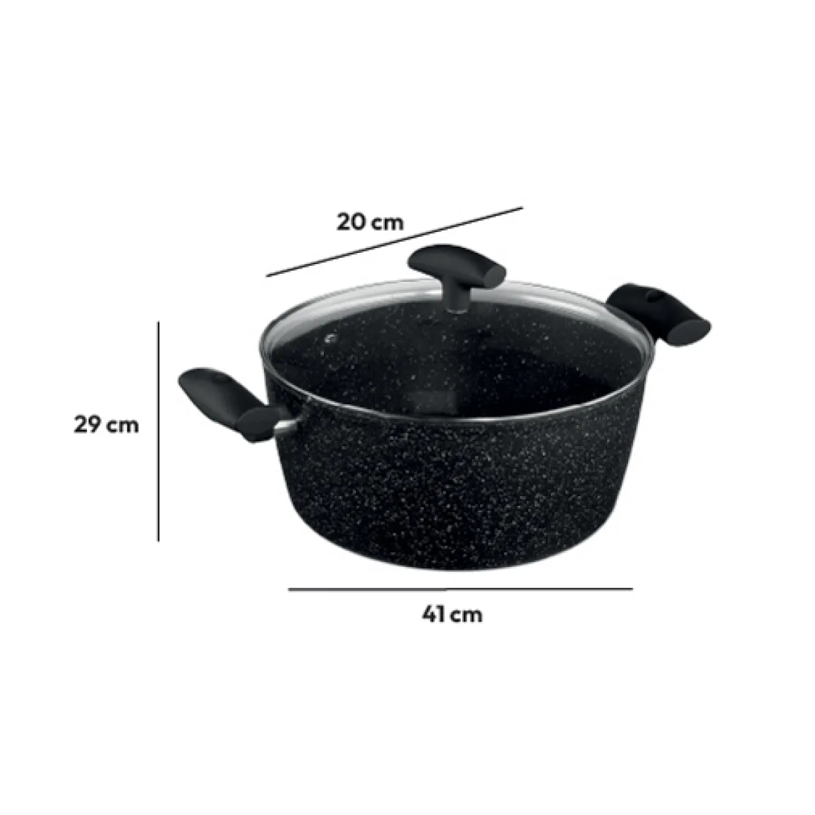 Faitout Aluminium forgé, 28 cm