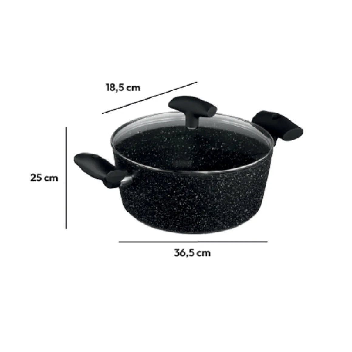 Faitout Aluminium forgé, 24 cm