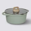 Faitout aluminium forgé, 24 cm, Vert