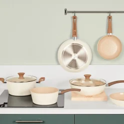Faitout aluminium forgé beige, 24cm