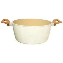 Faitout aluminium forgé beige, 24cm
